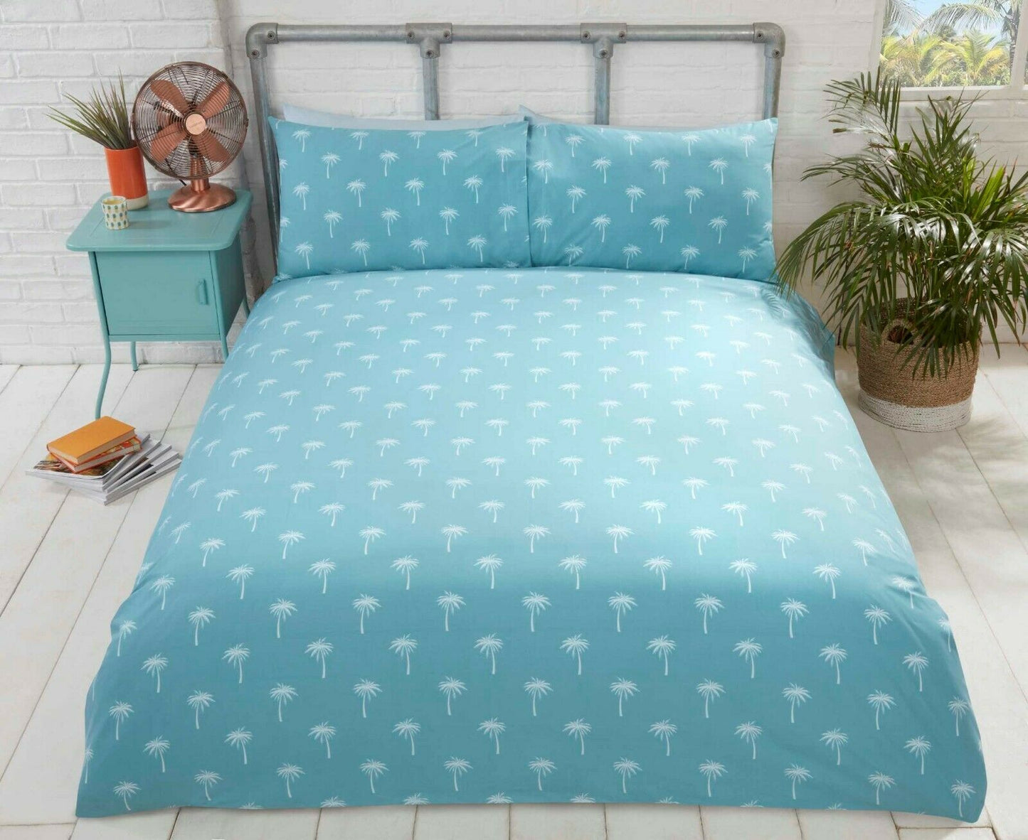 California" Surf Retro Vintage Car Reversible Duvet Cover Bedding Set